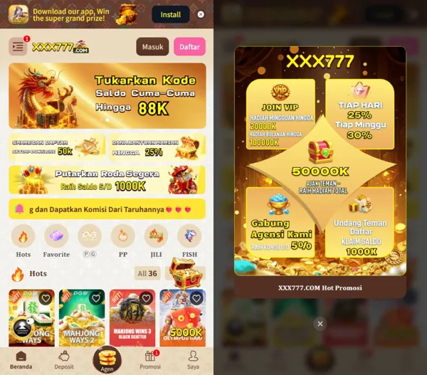 XXX777 Game Online Resmi 2026